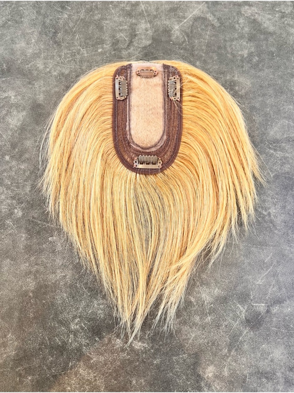 Warm Blonde 100% Remy Human Hair Topper